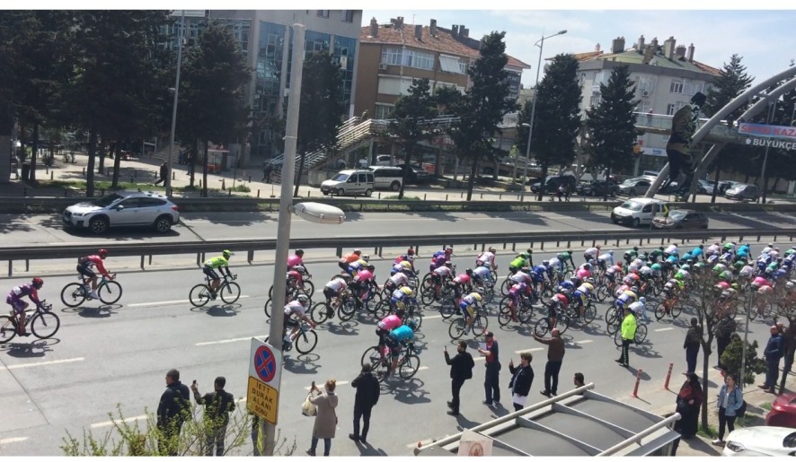55. Cumhurbaşkanlığı Türkiye Bisiklet Turu (TUR 2019) başladı. Büyükçekmece’den geçen bisikletçiler güzel görüntüler oluşturdu…