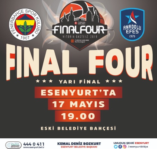 Esenyurt’ta Final Four heyecanı