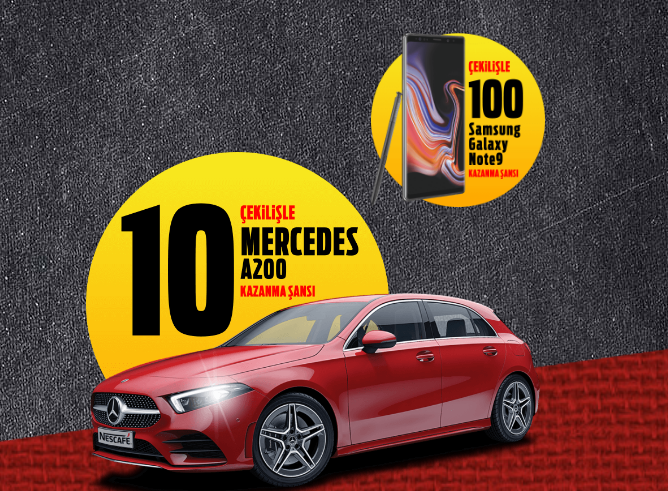 Nescafe çekiliş sonuçları 2019 açıklandı! Nescafe Mercedes çekiliş sonuçları isim listesi