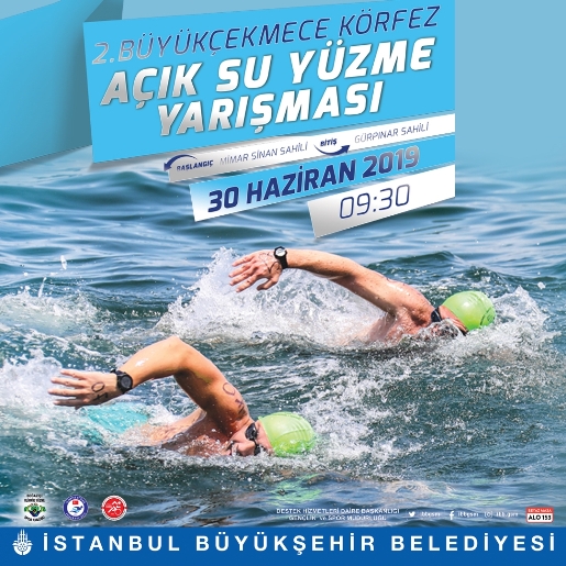 2. BÜYÜKÇEKMECE AÇIK SU YÜZME YARIŞMASI BAŞLIYOR