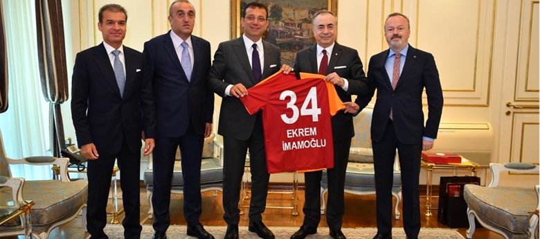 GALATASARAY YÖNETİMİNDEN İMAMOĞLU’NA TEBRİK ZİYARETİ