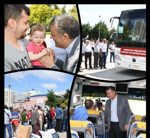 127 Suriyeli daha Esenyurt’tan ülkelerine döndü