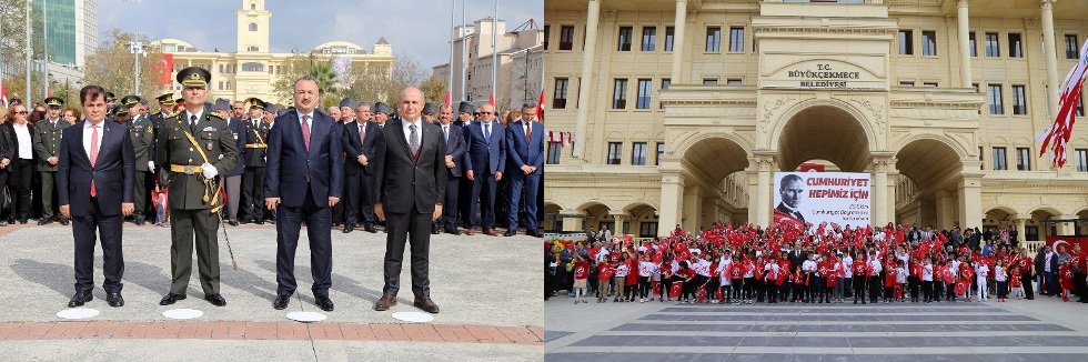 BÜYÜKÇEKMECE’DE CUMHURİYET COŞKUYLA KUTLANIYOR