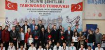 ŞEHİTLER ANISINA TAEKWONDO TURNUVASI DÜZENLENDİ