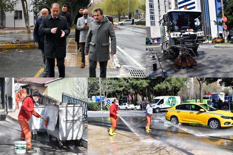 BEYLİKDÜZÜ’NDE TÜM YOLLAR DÜZENLİ OLARAK TEMİZLENİYOR