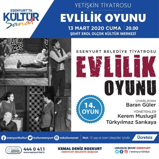 ESENYURT’TA EVLİLİK OYUNU 14. KEZ SAHNEDE