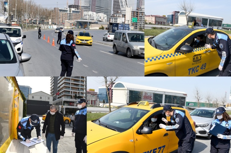 ESENYURT ZABITASINDAN TİCARİ TAKSİLERE TEK-ÇİFT PLAKA DENETİMİ