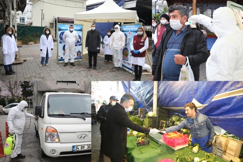 ÇATALCA  BELEDİYESİ’NDEN HALK PAZARINDA SIKI DENETİM