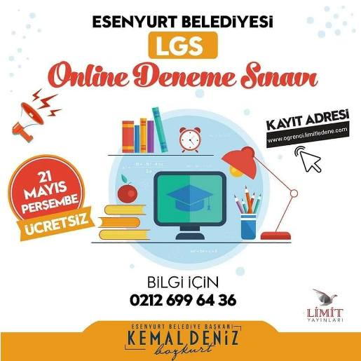 ESENYURT BELEDİYESİ’NDEN GENÇLERE ONLİNE SINAV DESTEĞİ