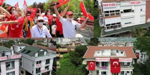 BÜYÜKÇEKMECE’DE ATATÜRK’ÜN GENÇLİĞE HİTABESİ 50 BİNANIN ÜSTÜNE YAZILDI