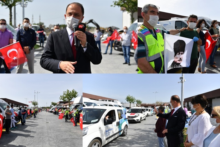 19 MAYIS’TA 1919 AİLEYE YARDIM KOLİSİ DAĞITILDI