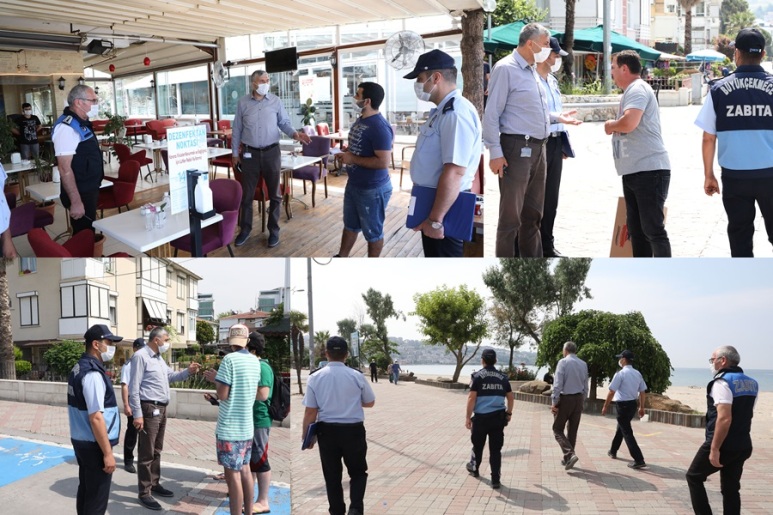 BÜYÜKÇEKMECE’DE MASKE TAKMA ZORUNLULUĞUNUN ARDINDAN DENETİMLER SIKLAŞTIRILDI