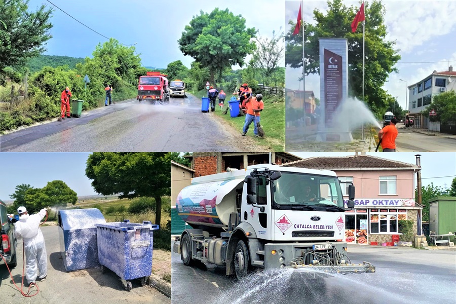 BAŞKAN MESUT ÜNER’İN BAŞLATTIĞI DEZENFEKTE SEFERBERLİĞİ DEVAM EDİYOR