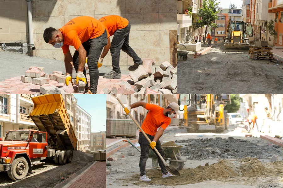 ESENYURT’TA YOL BAKIM ÇALIŞMALARI DEVAM EDİYOR