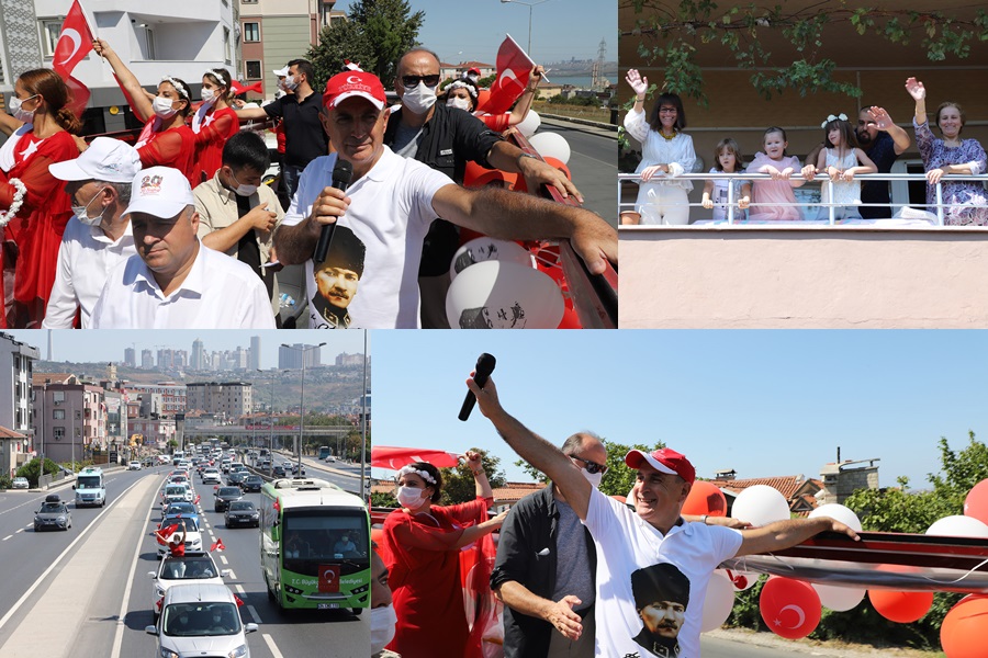 BÜYÜKÇEKMECE’DE ŞANLI 30 AĞUSTOS ZAFERİ’NE COŞKULU KUTLAMA