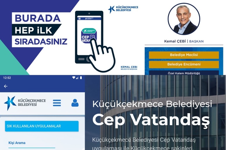 KÜÇÜKÇEKMECE BELEDİYESİ CEP VATANDAŞ UYGULAMASI YAYINDA