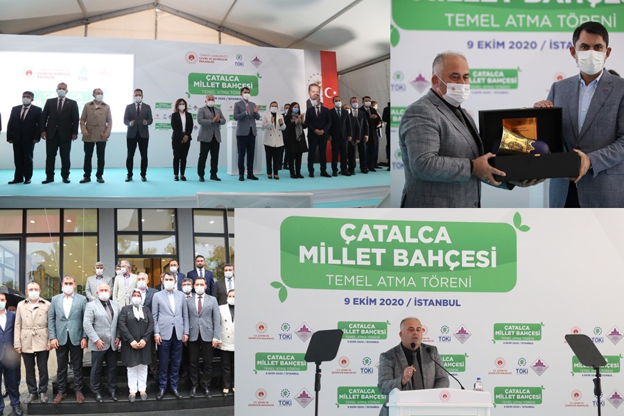 BAŞKAN MESUT ÜNER “ÇATALCA’MIZIN HAYALİ GERÇEK OLUYOR; CUMHURİYET MEYDANIMIZ VE MİLLET BAHÇEMİZİN TEMELİNİ ATTIK”