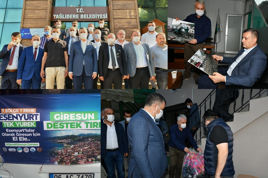 ESENYURT’TAN GİRESUN’A YARDIM ELİ