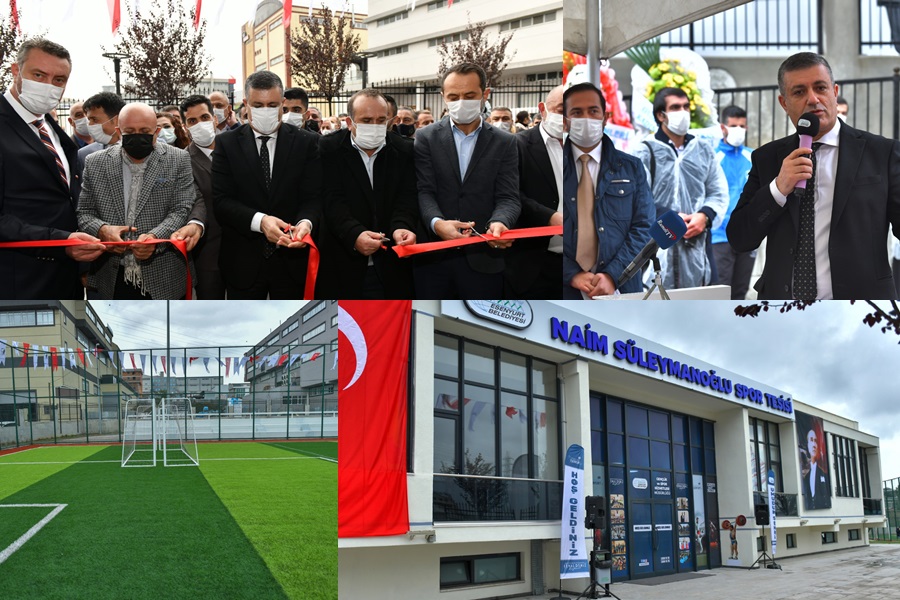 ESENYURT’UN EN BÜYÜK SPOR TESİSİNE NAİM SÜLEYMANOĞLU’NUN İSMİ VERİLDİ