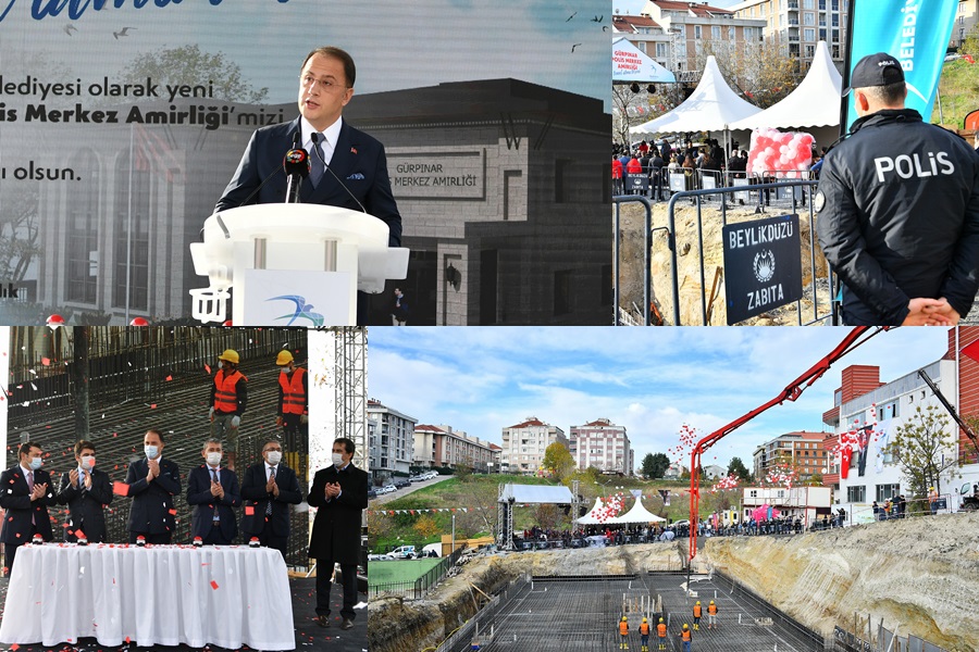 GÜRPINAR POLİS MERKEZ AMİRLİĞİ’NİN TEMELİ ATILDI