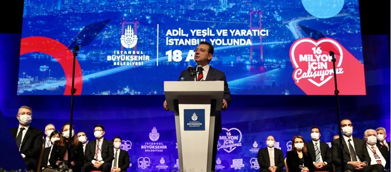 İMAMOĞLU: “HALKA HESAP VERMEYİ UNUTANLARIN KOLTUĞA YAPIŞMAK İÇİN OLMADIK İŞLERE GİRİŞTİKLERİNİ İYİ BİLİYORUZ”