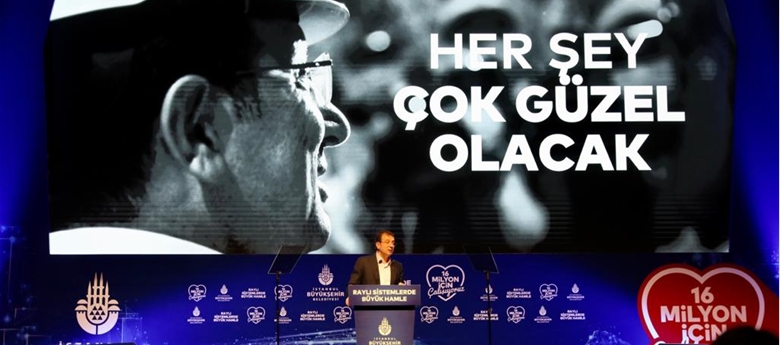 İMAMOĞLU: “2029 HEDEFİMİZ 622 KİLOMETRE RAYLI SİSTEM”