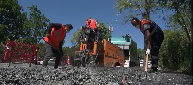 YOLLARDAKİ KARA NOKTALARA OPERASYON