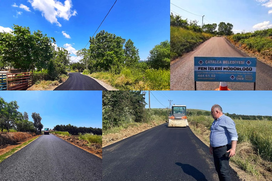 ÇATALCA’DA YOL BAKIM ve ONARIM ÇALIŞMLARI ARALIKSIZ DEVAM EDİYOR