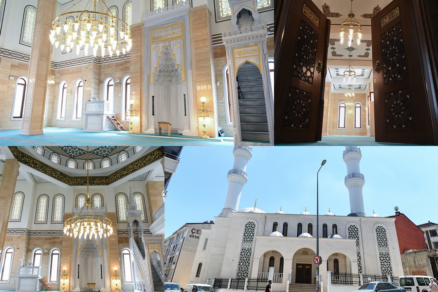 SÜLEYMANİYE MAHALLESİ YENİ CAMİSİNE KAVUŞTU BULUT CAMİ İBADETE AÇILDI