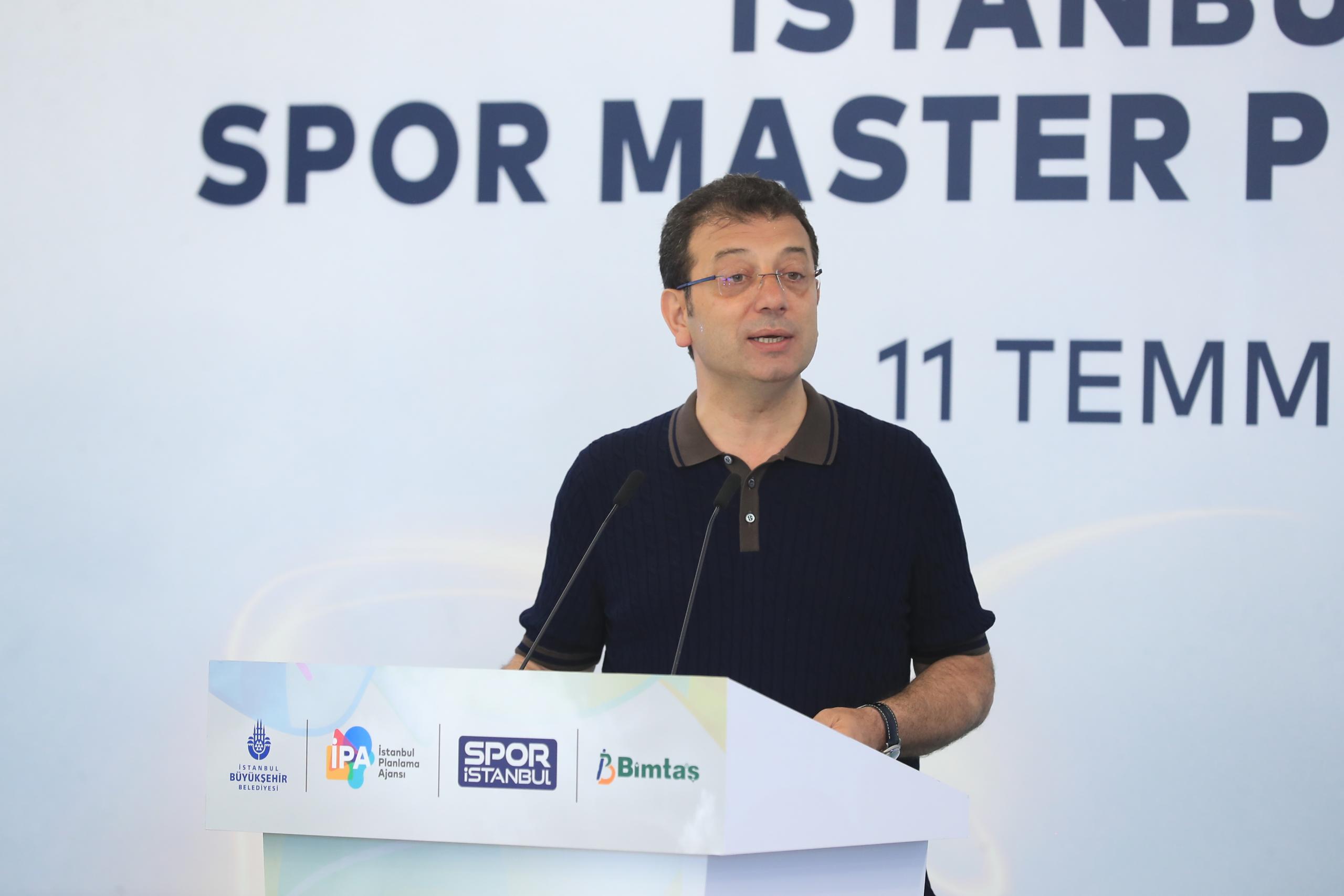 İMAMOĞLU İSTANBUL KENTİ SPOR MASTER PLANI ÇALIŞTAYI’NDA KONUŞTU