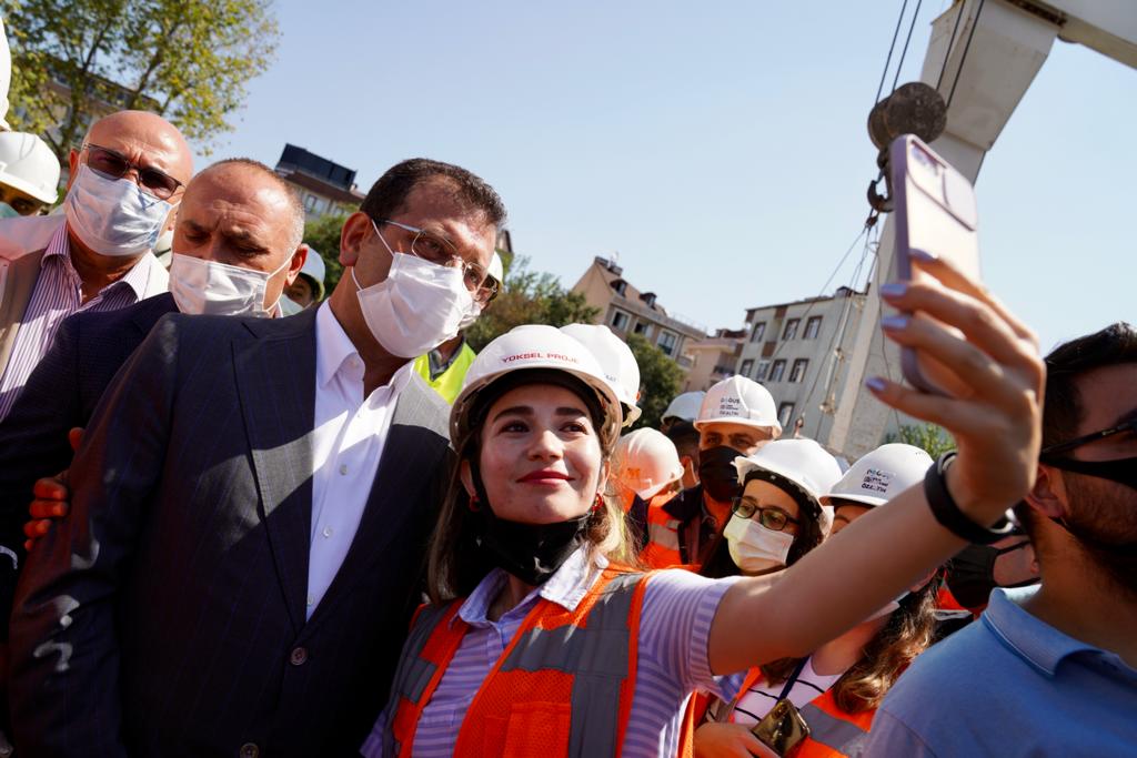 İMAMOĞLU: “BİZE OY VERSİN VERMESİN 16 MİLYONA METRO YAPIYORUZ”