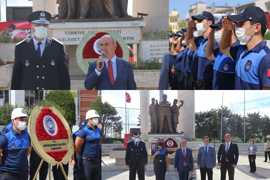 BÜYÜKÇEKMECE’DE ZABITA TEŞKİLATI’NIN 195’İNCİ YILI BURUK KUTLANDI