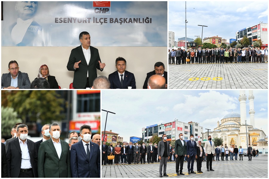 ESENYURT’TA CHP’NİN 98. KURULUŞ YIL DÖNÜMÜ KUTLANDI