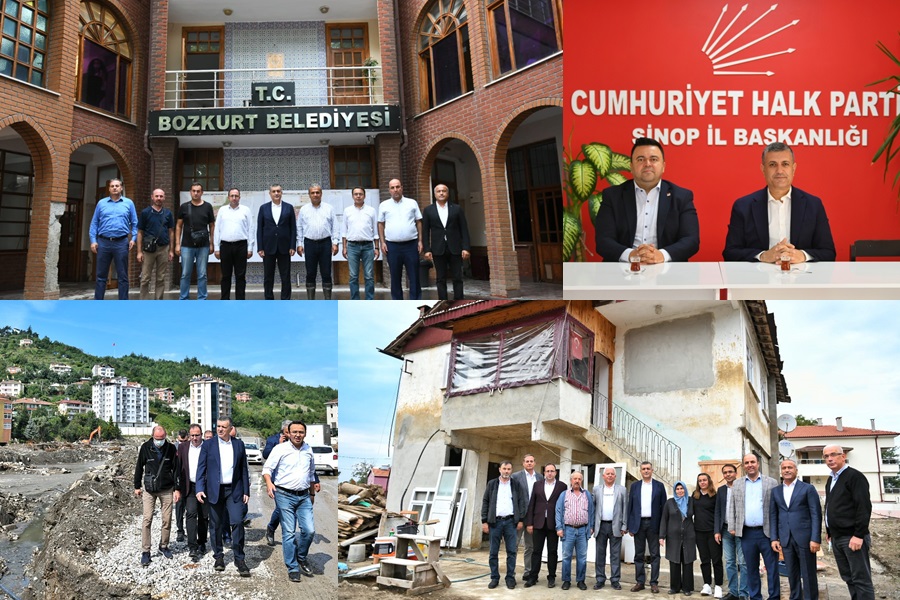 BAŞKAN BOZKURT’TAN SEL BÖLGESİNE DAYANIŞMA ZİYARETİ