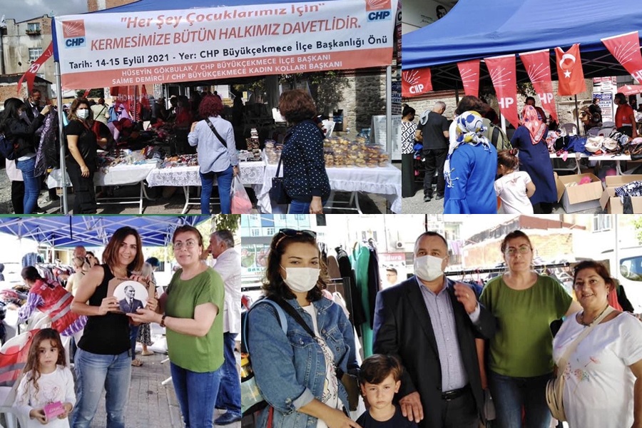 CHP’Lİ KADINLAR’DAN ÇOCUKLAR YARARINA KERMES…