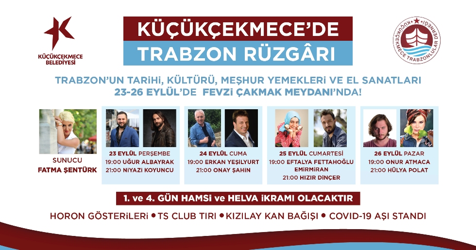 KÜÇÜKÇEKMECE’DE TRABZON RÜZGÂRI ESECEK