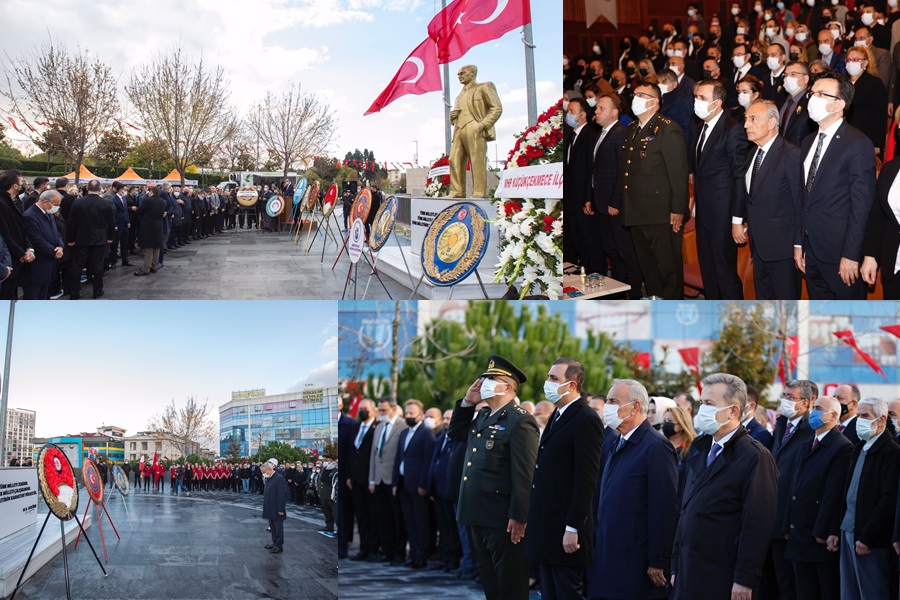 MUSTAFA KEMAL ATATÜRK, KÜÇÜKÇEKMECE’DE SAYGIYLA ANILDI