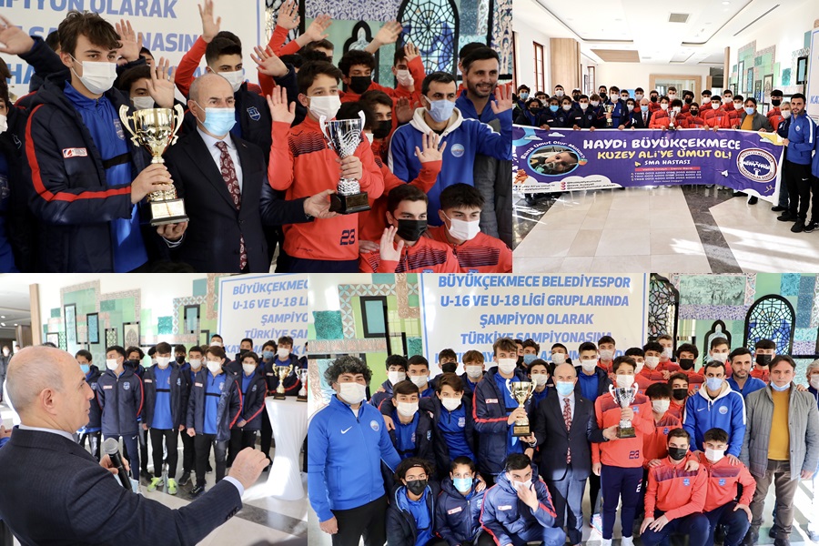 BÜYÜKÇEKMECE BELEDİYESPOR U16 VE U18 TAKIMLARI İLÇENİN GURURU OLDU