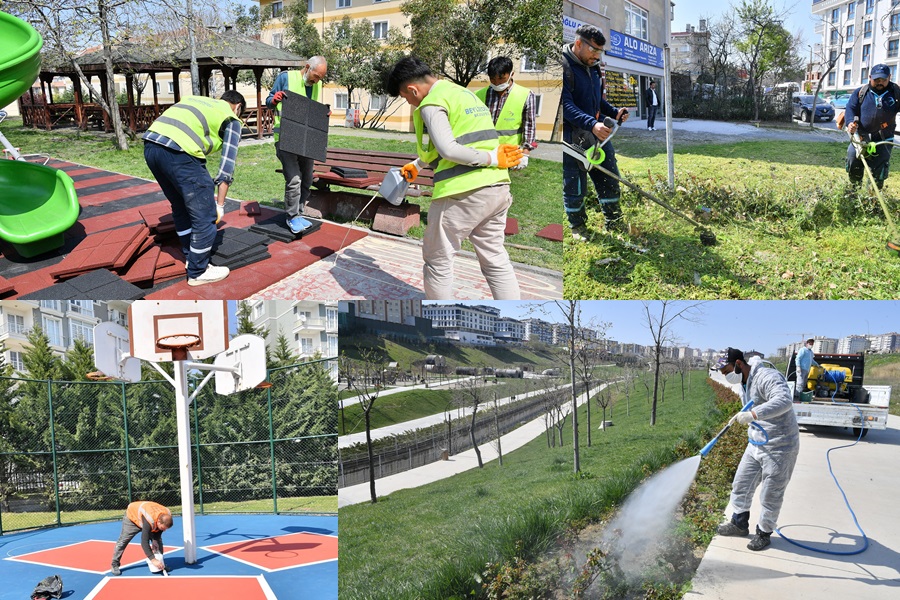 BEYLİKDÜZÜ’NDE BAHAR HAZIRLIĞI BAŞLADI