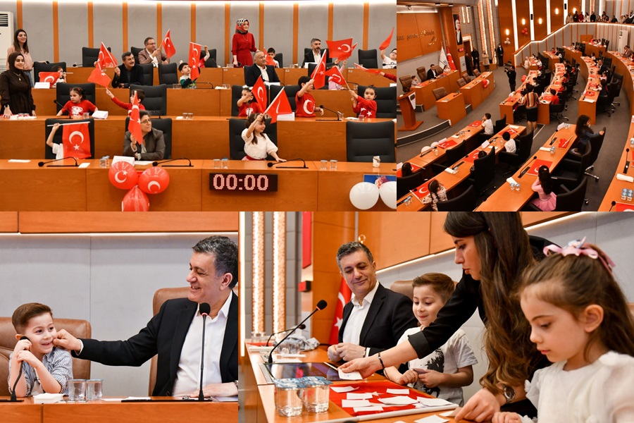 ESENYURT BELEDİYESİ’NDE MECLİS KOLTUKLARI ÇOCUKLARIN OLDU