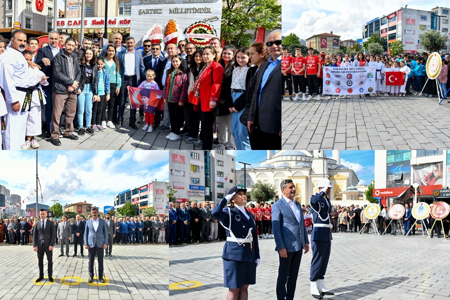 19 MAYIS, ESENYURT’TA TÖRENLE KUTLANDI