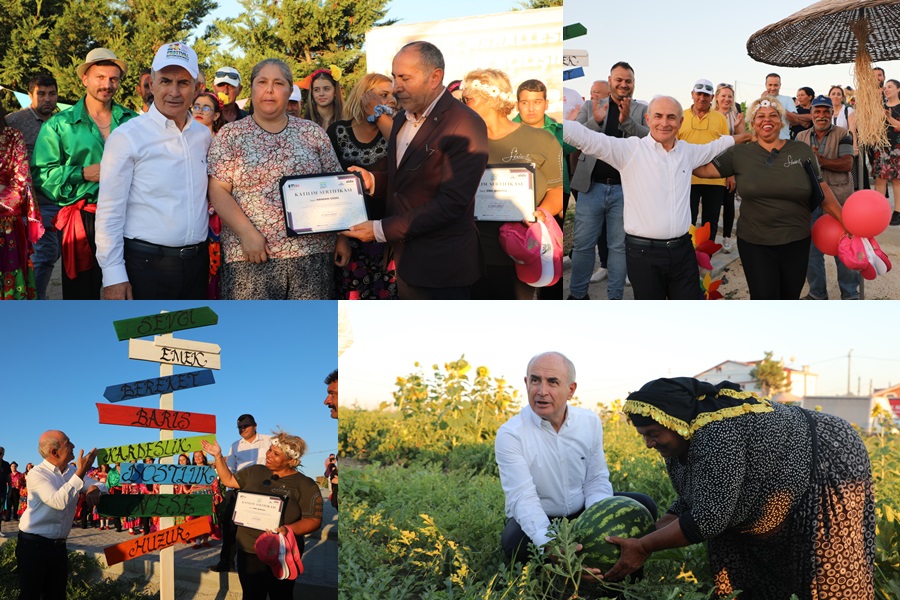 KARAAĞAÇLI ROMANLARIN İLK HASADI DÜĞÜN HAVASINDA GERÇEKLEŞTİ