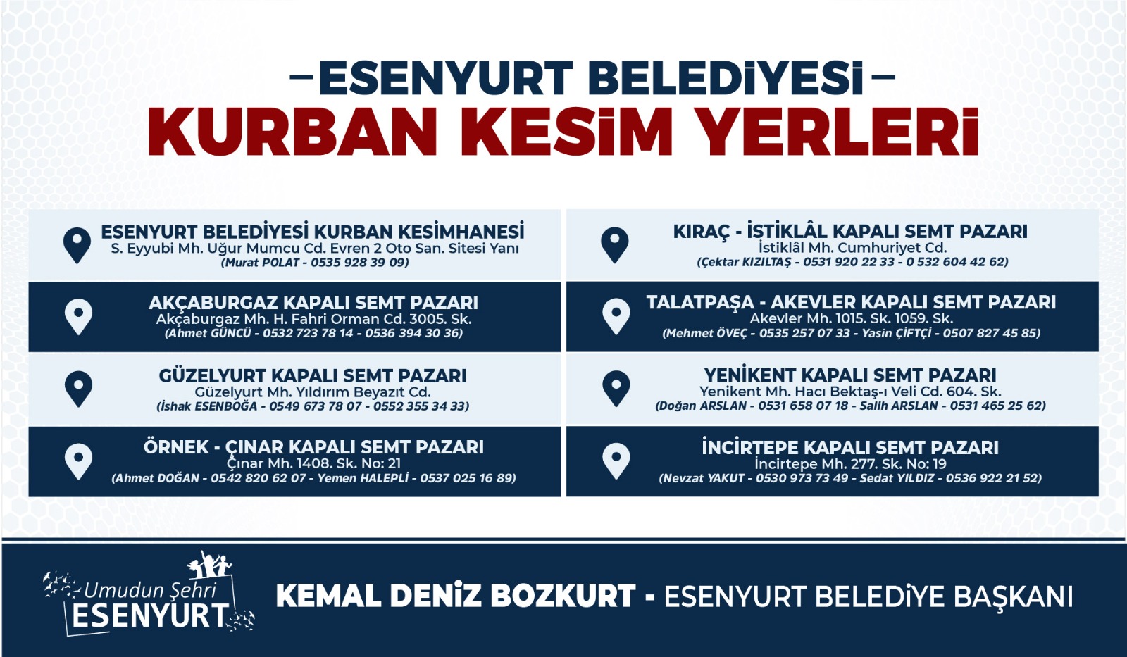 ESENYURT BELEDİYESİ BAYRAMA HAZIR