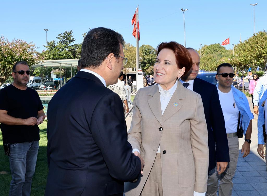 İYİ PARTİ GENEL BAŞKANI AKŞENER’DEN İMAMOĞLU’NA ZİYARET