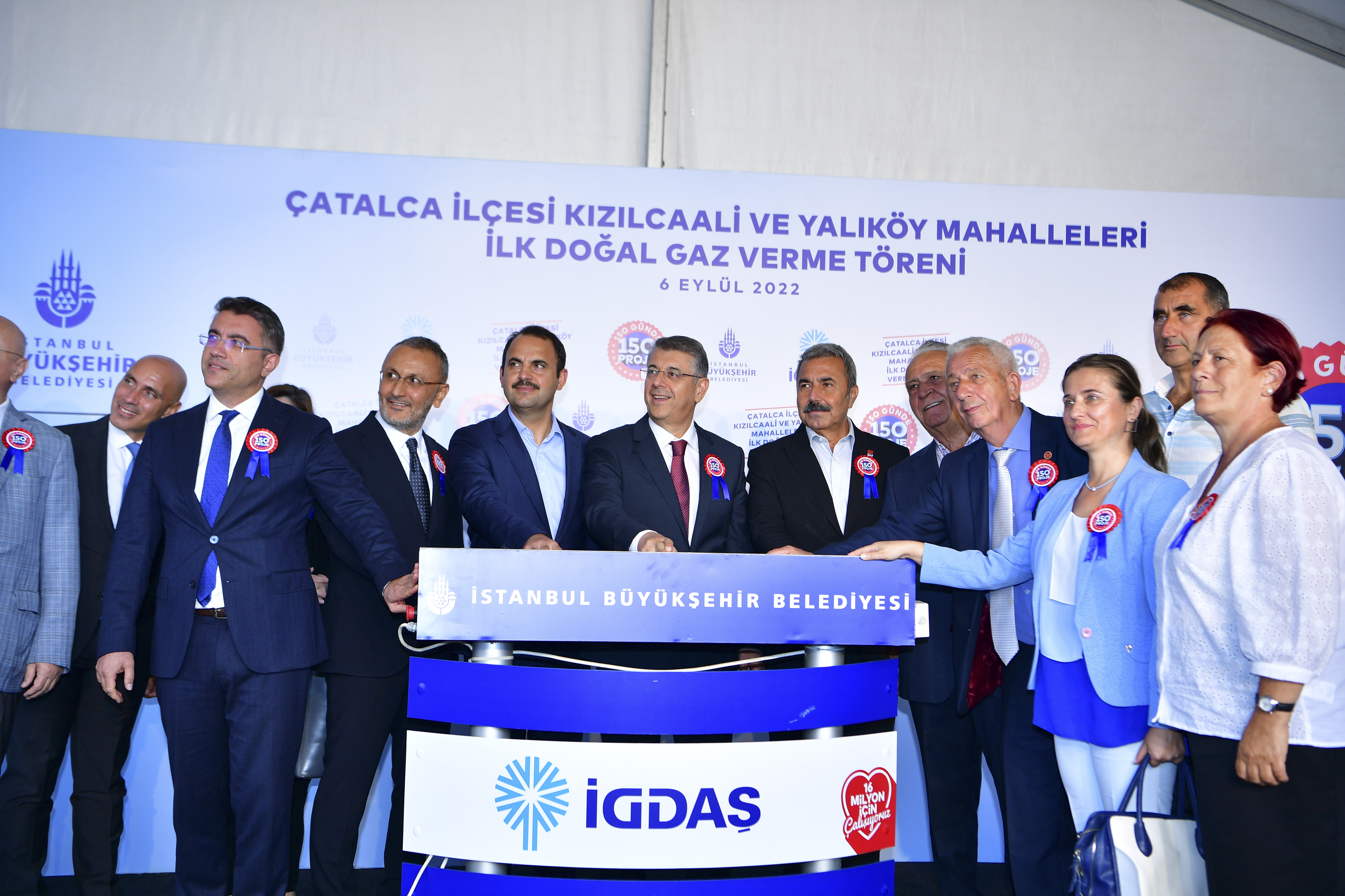 İSTANBUL’UN UÇ MAHALLELERİ DOĞAL GAZA KAVUŞUYOR