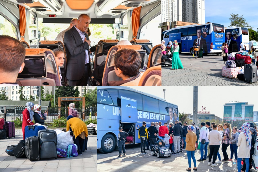 57 SURİYELİ DAHA ESENYURT’TAN ÜLKELERİNE DÖNDÜ