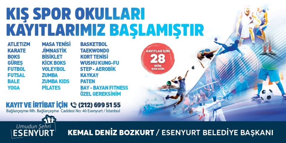 KIŞ SPOR OKULLARININ KAYITLARI BAŞLADI