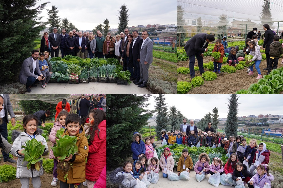 YAŞAM BAHÇESİ’NDE KIŞ HASADI YAPILDI