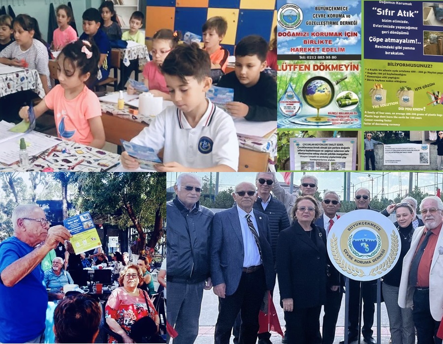 BÜYÜKÇEKMECE ÇEVRECİLER BİLİNÇLENDİRMEYE DEVAM EDİYOR…