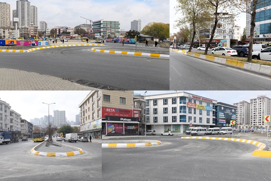 ESENYURT’TA KAVŞAK ÇALIŞMALARIYLA TRAFİK YOĞUNLUĞU EN AZA İNDİRİLİYOR